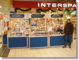 Interspar Verkaufsstand