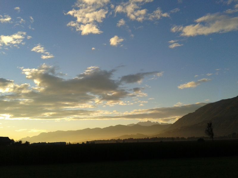 Emmersdorf Blick richtung Slowenien