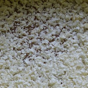 Honig mit Weier Schokolade