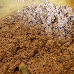Honig mit Schokolade