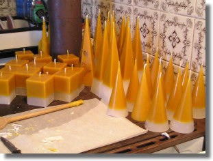 Kerzenproduktion