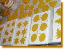 Lebkuchen - Bienenwachsgeschenksanhänger